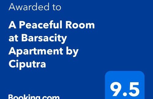 Depok Apartment | A Peaceful Room at Barsacity Apartment by Ciputra