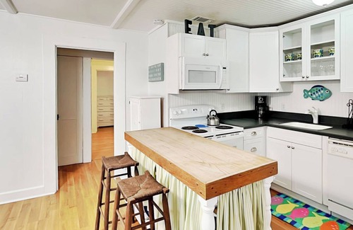 Savannah Beach House | A Shore Thing | Vintage Beach House, Fenced-In Yard + Pet Friendly!