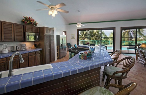 Monte Villa | A Slice of Heaven at Villa Escapar: Lap Pool, A/C, and Views of Hart Bay and Chocolate Hole