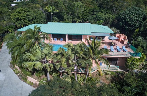 Monte Villa | A Slice of Heaven at Villa Escapar: Lap Pool, A/C, and Views of Hart Bay and Chocolate Hole