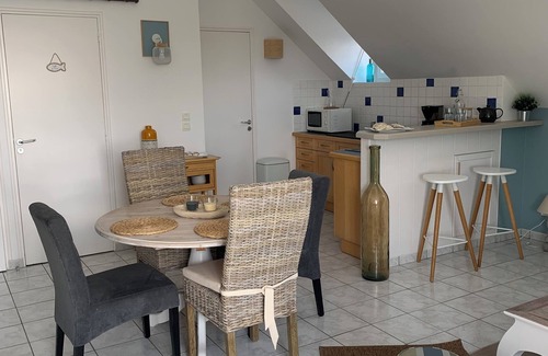 Barneville-Carteret Apartment | A sunny apartment just 2 steps from the port, decorated to a high standard