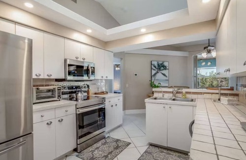Fort Myers House | A Waterfront Oasis! Private pool, Fishing, Gulf access in sunny N Fort Myers!