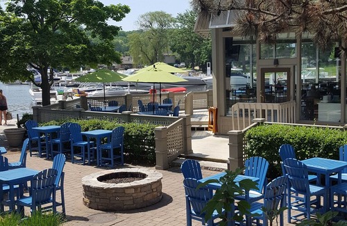 Fontana-on-Geneva Lake Villa | Abbey Villa adjacent to the Abbey Marina and resort