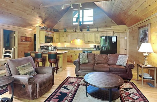 Black Bear Falls Cabin | Above the Clouds by Jackson Mountain Homes