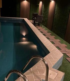 Abu Dhabi City Center Apartment | Abu Dhabi Retreat with Private Pool and Private Sauna