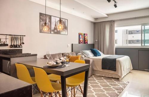 Matriz Apartment | Acolhedor Studio no Batel/Água Verde em frente ao Shopping Curitiba