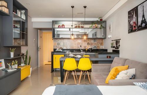 Matriz Apartment | Acolhedor Studio no Batel/Água Verde em frente ao Shopping Curitiba