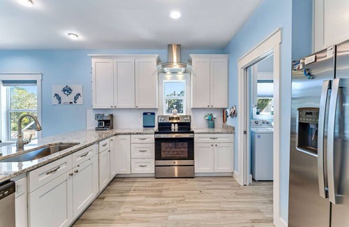Carrabelle House | Across from Beach, Sunrise & Sunset Views, Screened Porch!