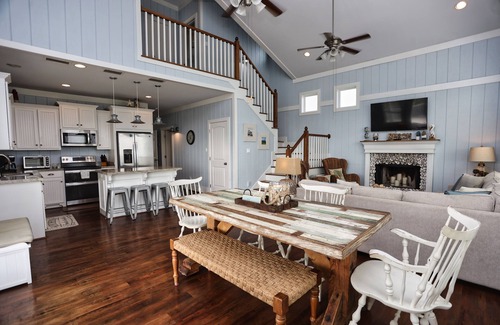 Crystal Beach House | Across from beach! 280 ft. from sand, expansive deck, enjoy the 🔆 & ocean view