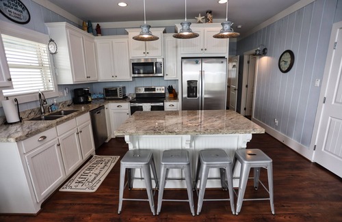 Crystal Beach House | Across from beach! 280 ft. from sand, expansive deck, enjoy the 🔆 & ocean view