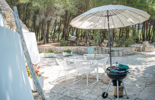 Ostuni Hotel | Ad un passo da Cisternino - Trulli con Camino, Foresta e BBQ