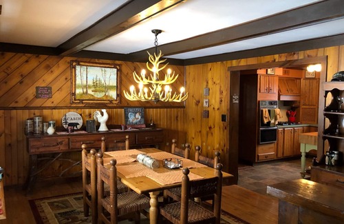 Cold Brook Cabin | Adirondack 4 bedroom Spacious Cabin, beautiful stone fireplace