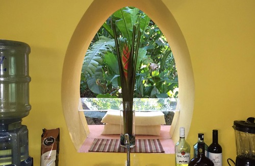 Puerto Viejo de Talamanca House | Adobe-style Dome Home with a pool In A Lush garden minutes from the beach.