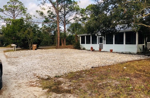 Indian Pass House | Adorable 1930's restored beach house! Clean! Close to beach, Large screen porch