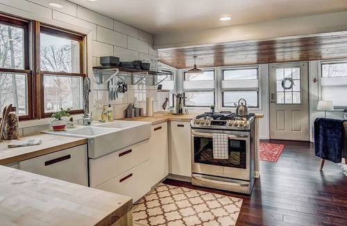 Angola House | Adorable bungalow right across the street from Crooked Lake! Pet Friendly!