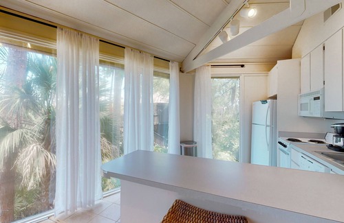 Sea Pines Villa | Adorable ocean side villa with large windows & natural lighting, dog friendly