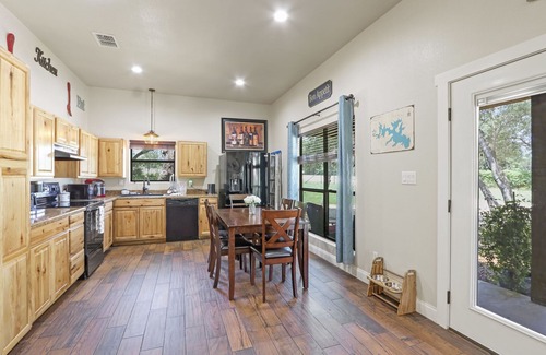 Fischer House | Adorable Pet Friendly Cottage with Private Pool, Hot Tub, and Fire Pit!