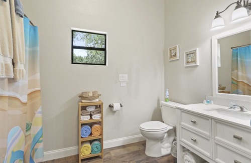 Fischer House | Adorable Pet Friendly Cottage with Private Pool, Hot Tub, and Fire Pit!