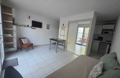 Saint-Martin-de-Re Apartment | Adorable Studio with its private courtyard in the middle of the Vauban ramparts