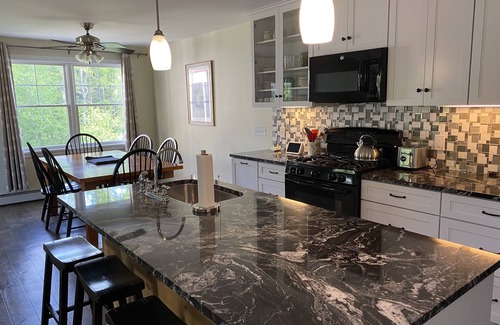 East Burke House | Adventurebrook, bike, ski & hike out your front door! 0.25 miles to lower lift!
