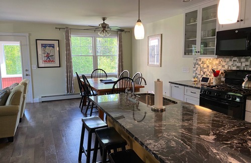 East Burke House | Adventurebrook, bike, ski & hike out your front door! 0.25 miles to lower lift!