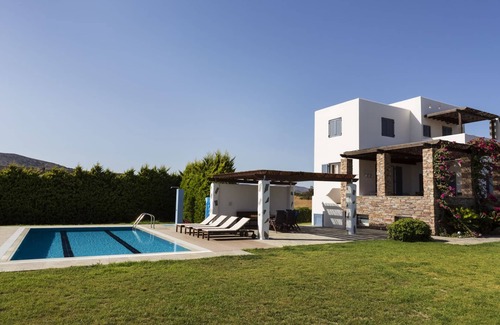 Lahania Villa | Aeolos Villa, Traditional Sea View Villa with Private Pool, 200m from the beach
