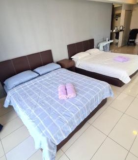 Tanjung Aru Apartment | Aeropod KK Corner Unit Near City and Airport 4 pax Free Parking