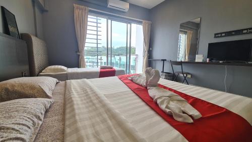 Tanjung Aru Apartment | Aeropod KK Studio Unit 09 Near Airport And City Free Parking