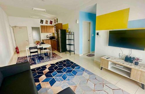 Kota Warisan Apartment | AF Homestay 2 Bedrooms 15mins to KLIA Free Wifi Netflix
