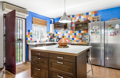 Los Franceses-la Vega House | Air-Conditioned Home with Pool, Terrace, Garden & Wi-Fi ; Pets Allowed