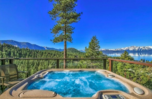 Zephyr Cove House | Air Conditioned Luxury - Epic Heavenly & Lake Tahoe Views + Hot Tub + Peloton