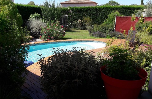 Prades-le-Lez House | Air-conditioned modern villa 145m², 4 bedrooms pool and garden at 20 'beaches