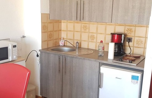 Valras-Plage Apartment | Air-conditioned studio, balcony, near beach and shops