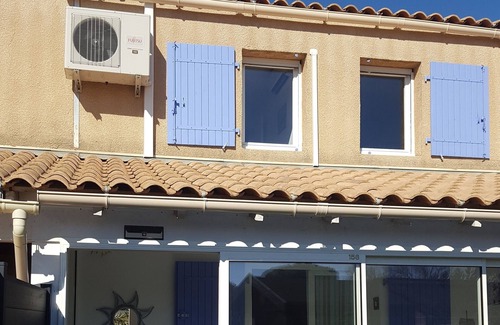 Portiragnes-Plage House | Air-conditioned villa, free WIFI, 500 m from the beach in residence with swimming pool.