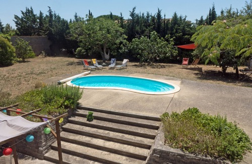Azille House | Air conditionned house in a quiet village private pool in large closed garden