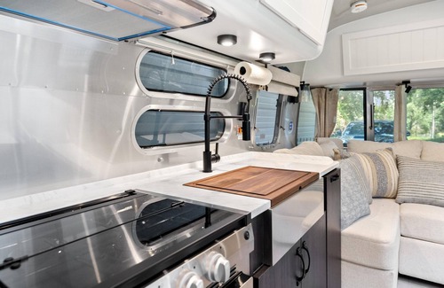 Riverland Terrace House | Airstream Pottery Barn Edition Camper - Serene, Private lot with River Views!