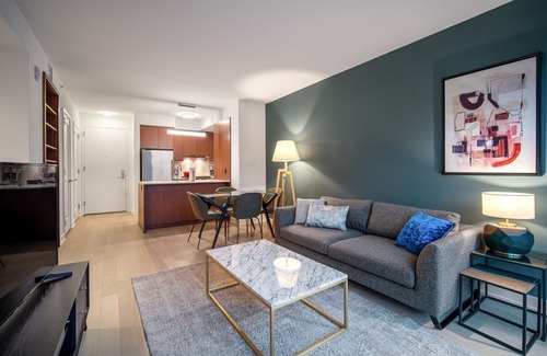 Navy Yard Apartment | Airy Navy Yard 1BR w/W/D, Gym, Doorman, nr. Metro, by Blueground