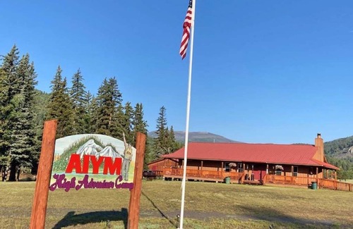 Alamosa Cabin | AIYM Camp Riverfront Cabin #2. In the Rio Grande National Forest, Alamosa Canyon