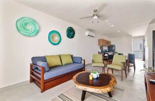 Akumal Apartment | Akumal Amor Caribbean Sea View 2 Min Walk To Beach
