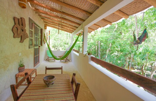 Downtown Cancun Cabin | Akumal, jungle cabin Nicteha