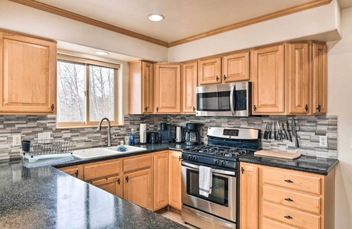 Eagle River Cabin | Alaskan Mountain Gem with Private Hot Tub & Gym!