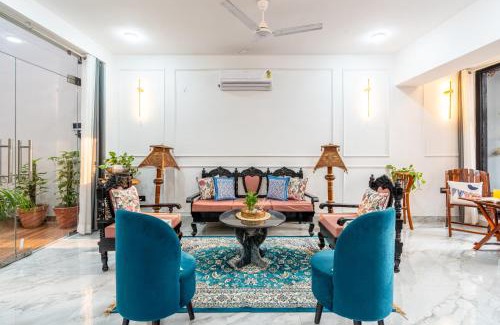 Malviya Nagar Villa | Alaya Stays Ramalaya 4 BHK Villa With Garden