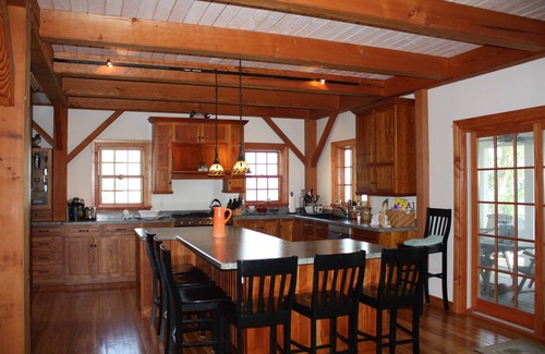 Alburg House | Alburgh Lake Front Rental - Luxurious Post & Beam