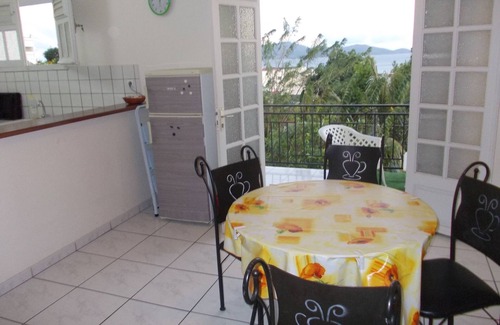 Schoelcher Apartment | ALL COMFORT and BRIGHT, first floor of a villa, BALCONY, VIEW of the Caribbean SEA