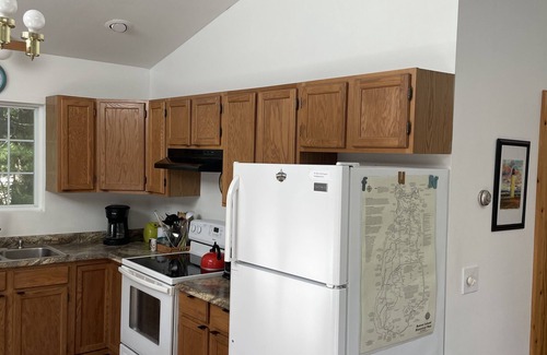Beaver Island House | ALL DECKED OUT is a fun, bright, and beautiful home in town.