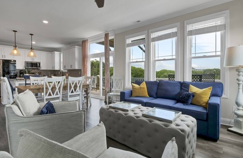 Surf City House | All new 5br/4.5ba home w/ocean views! Close to beach w/elevator and day dock.