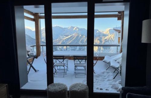 Viel-Alpe Apartment | Alpe d'Huez Houses - Chez Robin - Fermes de l'Alpe - Flambant neuf et magnifique 4 chambres Plein SUD
