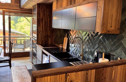 Saint-Jean-dʼAulps Ski Chalet | Alpine Artisan Stay | Views, Balcony, Garage