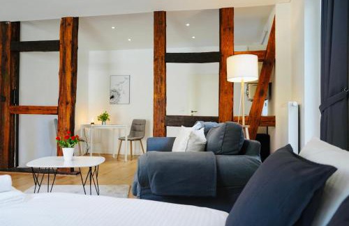 Fallersleben Apartment | Altstadt Apartment I - Terrasse- Parkplatz- Waschmaschine