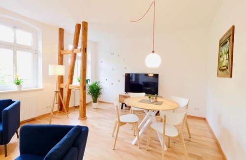 Erfurt Old Town Apartment | Altstadtjuwel am Hospitalplatz - 3 Zimmer mit Balkon